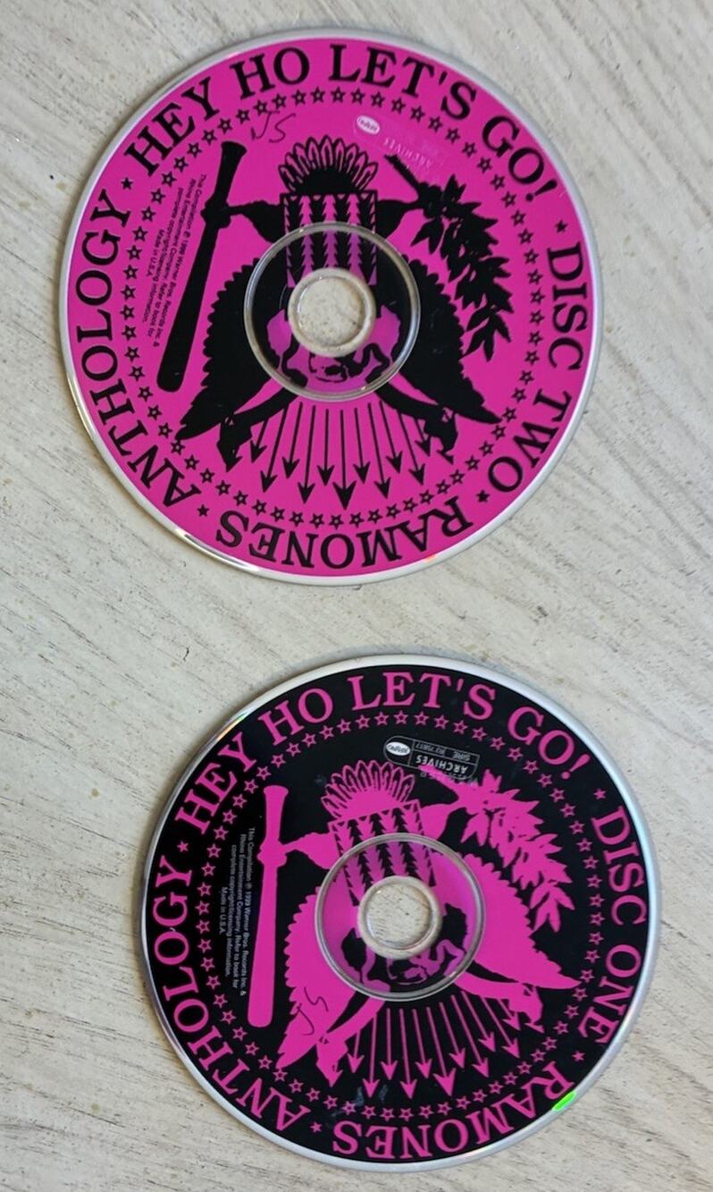 90s Ramones Hey Ho Let's Go! Anthology 2-CD Set 1999 Retro Punk Rock Vintage